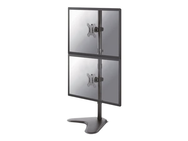 Neomounts FPMA-D550DDV - Stativ - for 2 LCD-skjermer - svart - skjermstørrelse: 10"-32" - skrivebordsstativ, skrivebordsmonterbar