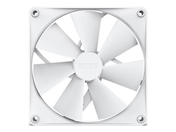 NZXT F Series F140P - Kabinettvifte - 140 mm - matt hvit