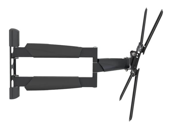 Barkan BM343LP - Monteringssats (väggfäste) - fullständig rörelse - för LCD-display/krökt LCD-display - svart - skärmstorlek: 13"-65"
