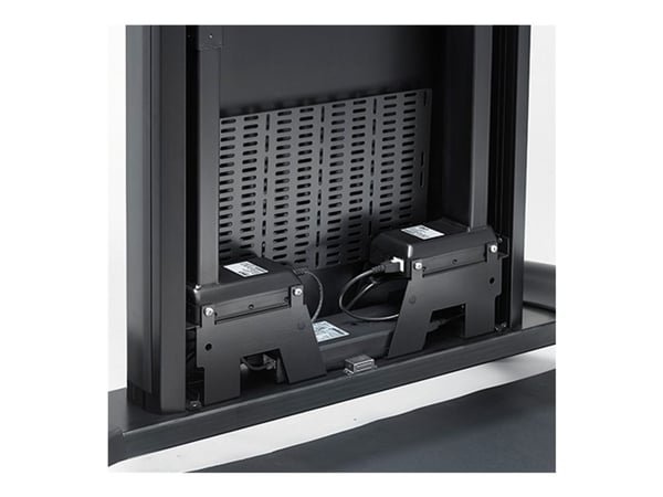 Chief XL Electric Height Adjust Cart - Vogn - motorisert - for flatpanel - svart - skjermstørrelse: 50"-80"
