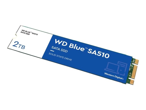 WD Blue SA510 - SSD - 2 TB - intern - M.2 2280 - SATA 6Gb/s