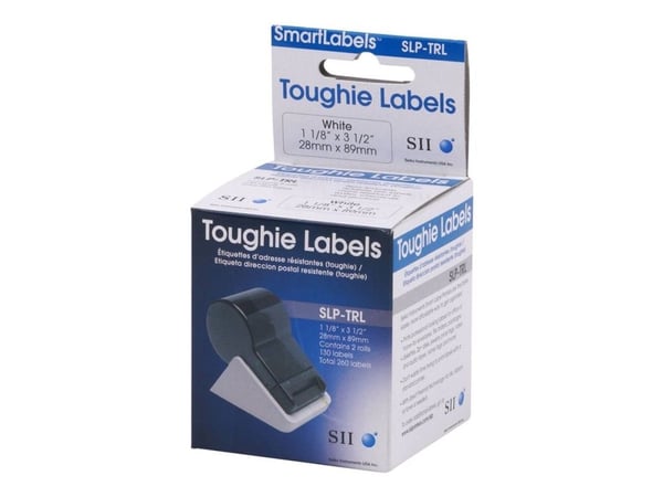 Seiko Instruments - Rulle (2,8 cm x 11,6 m) 1 rulle (rullar) etiketter - för Smart Label Printer 120, 220, EZ30, Pro