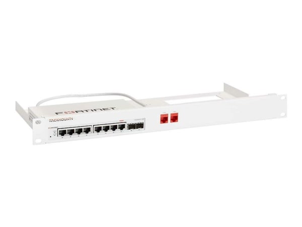 Rackmount.IT RM-FR-T17 - Monteringssett for nettverksenhet - rackmonterbar - hvit, RAL 9003 - 1U - 19" - for Fortinet FortiSwitch 108F