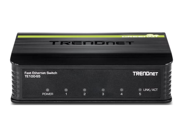 TRENDnet TE100 S5 - Switch - 5 x 10/100 - stasjonær