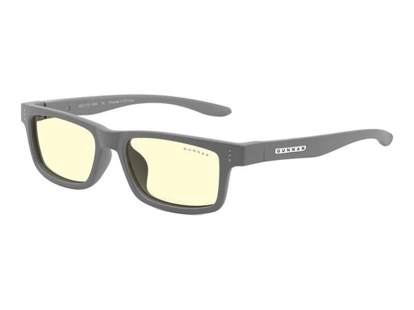 GUNNAR Cruz Kids Natural-Focus - Briller - full kant - ramme: grå - linse: ravgul