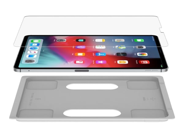 Belkin ScreenForce - Skjermbeskyttelse for nettbrett - glass - 11" - for Apple 11-inch iPad Pro (1. generasjon)