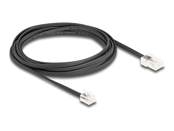 Delock - Telefonkabel - RJ-45 (hann) til RJ-11 (hann) - 3 m - svart
