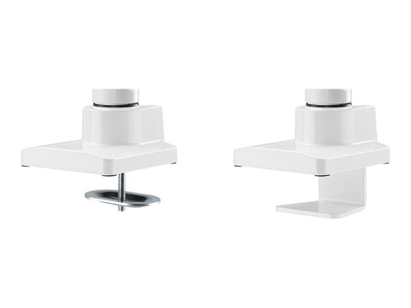 Neomounts NM-D775PLUS - Monteringssett - full bevegelse - for LCD-skjerm - aluminium - hvit - skjermstørrelse: 10"-49" - klemmemonterbar, malje, sk...
