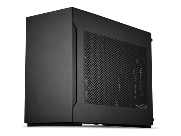 Lian Li A4-H20 X4 - Liten boks - mini-ITX - ingen strømforsyning - anodisert svart, matt svart - USB/lyd