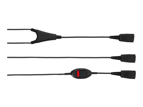 Jabra Supervisor Y-Cord - Hodetelefonsplitter - Quick Disconnect til Quick Disconnect