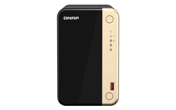 QNAP TS-264 - NAS-server - 2 brønner - SATA 6Gb/s - RAID 0, 1, 5, 6, 10, 50, JBOD, 60 - RAM 8 GB - 2.5 Gigabit Ethernet - iSCSI støtte