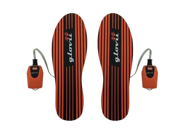 Glovii GW4U, Unisex, Alle (tider), Oppvarmet innersåle, Rød, czarny, 36-48