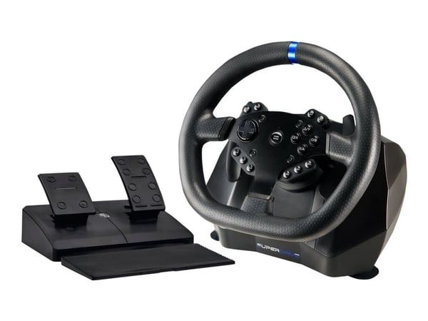 Subsonic SA5640-NG, Ohjauspyörä + polkimet, PC, PlayStation 4, Xbox One, Xbox One S, Xbox One X, musta Subsonic SA5640-NG, Ohjauspyörä + polkimet, PC, PlayStation 4, Xbox One, Xbox One S, Xbox One X, musta
