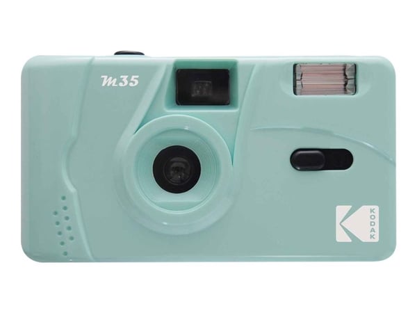 Kodak M35 - Titta-och-tryck-kamera - 35 mm - objektiv: 31 mm mintgrön