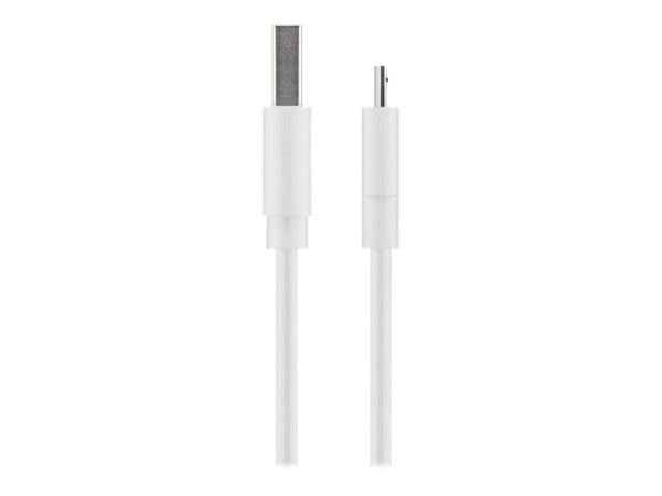 goobay - USB-kabel - Micro-USB type B (hann) til USB (hann) - USB 2.0 - 5 V - 2.5 A - 1 m - hvit