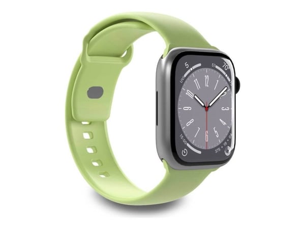 Puro ICON - Klokkestropp for smart armbåndsur - størrelse S/M og M/L - matcha-grønn - for Apple Watch Hermès Series 9, SE 3, Series 10, Series 11, ...