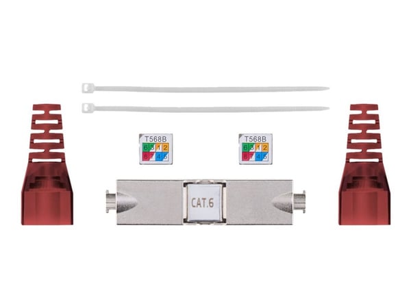 goobay - Nettverkkopler - 8-pin IDC til 8-pin IDC - STP - CAT 6