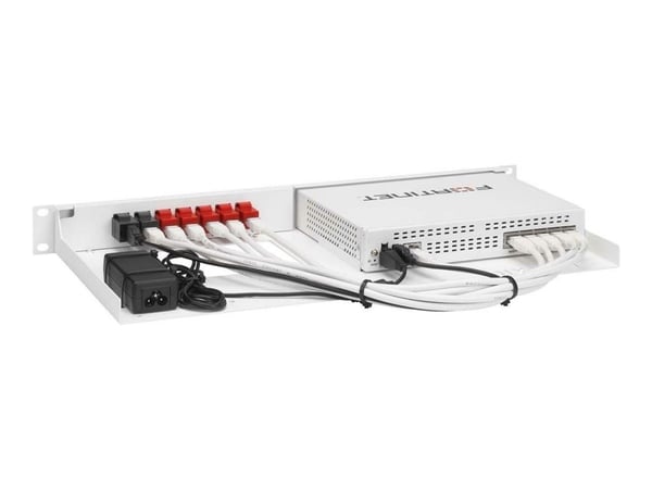 Rackmount.IT RM-FR-T14 - Monteringssett for nettverksenhet - rackmonterbar - RAL 9003, signalhvit - 1U - 19" - for Fortinet FortiGate 40F