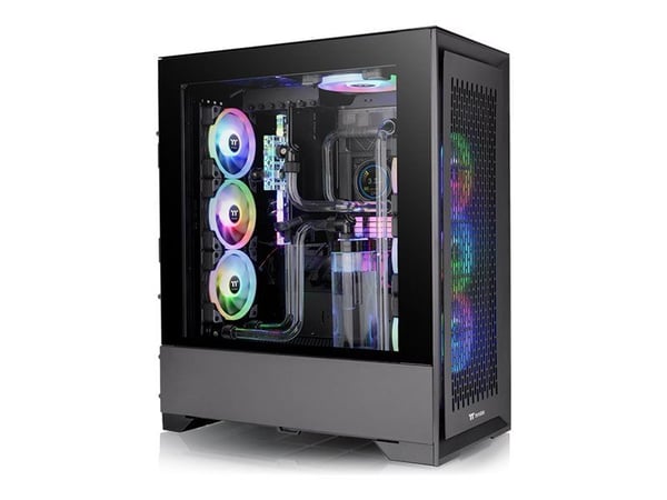 Thermaltake CTE T500 Air - FT - utvidet ATX (E-ATX) - sidepanel med vindu (herdet glass) - ingen strømforsyning (PS/2) - svart - USB/lyd
