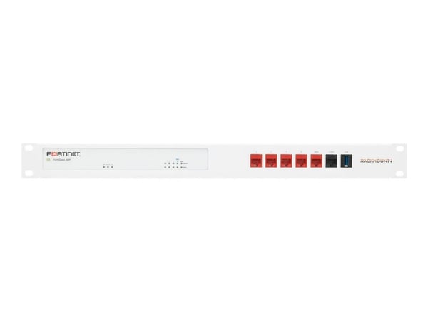 Rackmount.IT RM-FR-T14 - Monteringssett for nettverksenhet - rackmonterbar - RAL 9003, signalhvit - 1U - 19" - for Fortinet FortiGate 40F