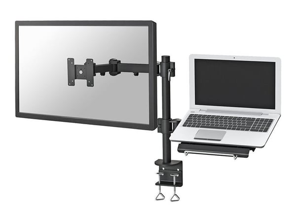 Neomounts FPMA-D960NOTEBOOK - Monteringssett - full bevegelse - for LCD-skjerm / notebook - svart - skjermstørrelse: 10"-27" - klemmemonterbar, skr... Neomounts FPMA-D960NOTEBOOK - Monteringssett - full bevegelse - for LCD-skjerm / notebook - svart - skjermstørrelse: 10"-27" - klemmemonterbar, skr...