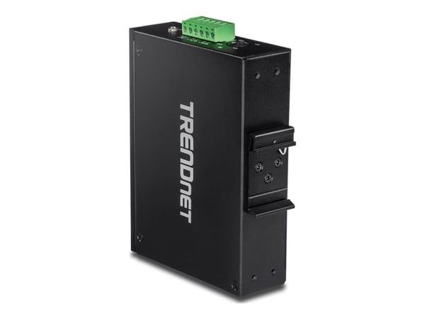 TRENDnet TI-PG62 - Switch - ikke-styrt - 4 x 10/100/1000 (PoE+) + 1 x delt Gigabit SFP + 1 x Gigabit SFP + 1 x delt 10/100/1000 - DIN-skinnemonterb...
