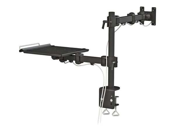 Neomounts FPMA-D960NOTEBOOK - Monteringssett - full bevegelse - for LCD-skjerm / notebook - svart - skjermstørrelse: 10"-27" - klemmemonterbar, skr...