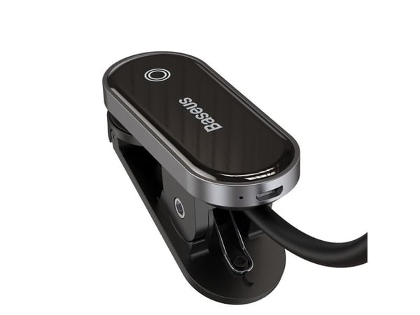 Baseus Comfort Reading skrivebordslampe med klips (grå)