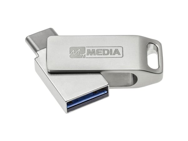 MyMEDIA My Dual USB 3.2 Gen 1 /USB C Drive 32GB USB-minne 32 GB silver 69269 (USB-A / USB-C®)