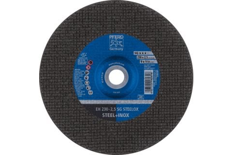 PFERD EH 230-2,5 SG STEELOX, Stål, Rustfritt stål, PFERD, 23 cm, 6600 o/min, 25 stk