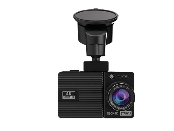 Navitel R900 4K, 4K Ultra HD, 3840 x 2160 piksler, 140°, TS, Sorter, IPS