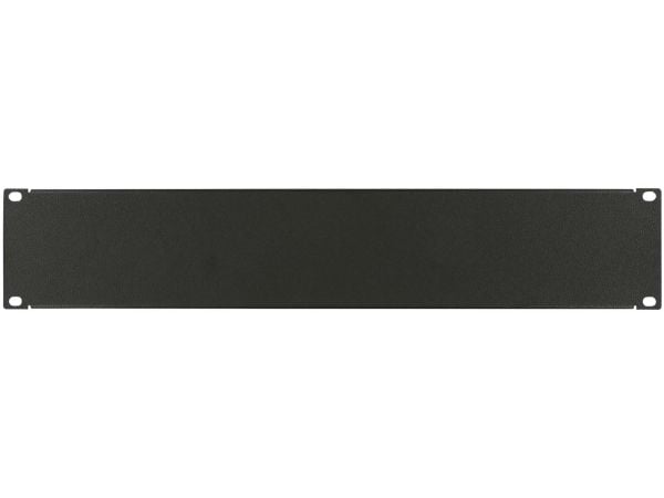 Lanview by Logon - Rackblankingspanel - screw type - svart, RAL 9005 - 2U - 19"