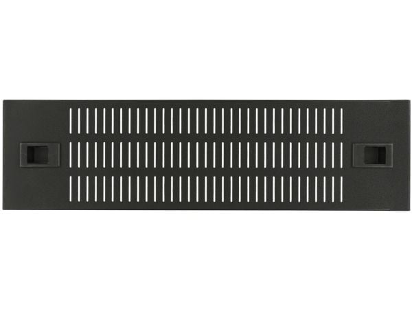 Lanview by Logon - Rackblankingspanel - snap locking, vented - svart, RAL 9005 - 3U - 19"