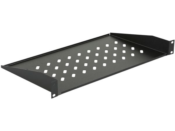 Lanview by Logon - Rackmonteringshylle - skapmonterbar - svart - 1U - 19"
