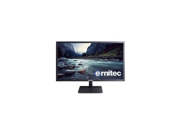 Ernitec - LED-skjerm - 28" - 3840 x 2160 4K - 350 cd/m² - 1000:1 - 5 ms - 3xHDMI, DisplayPort - høyttalere - svart