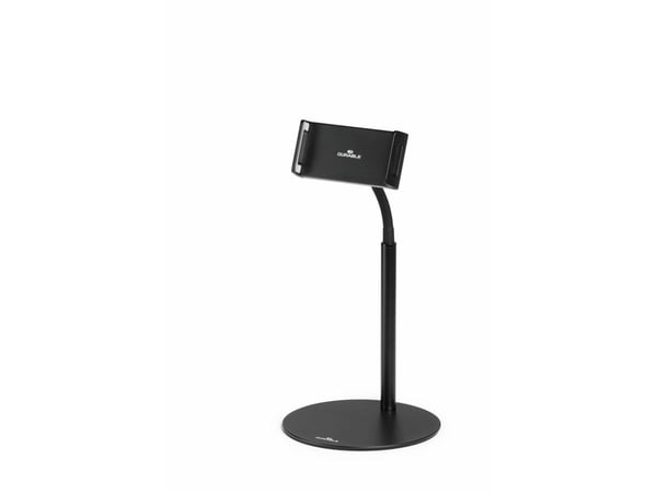 Durable TWIST, Matkapuhelin/älypuhelin, Tabletti/UMPC, Aktiivinen teline, Vastaanotto, musta