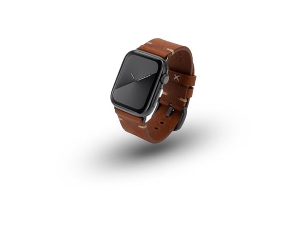 JT BERLIN 10825, Band, Smartklokke, Brun, Apple, Watch Series 1-3 (42mm) & Series 4-6 (44mm), Series 8 (45mm), 49mm, Apple Watch Ultra, Ekte lær