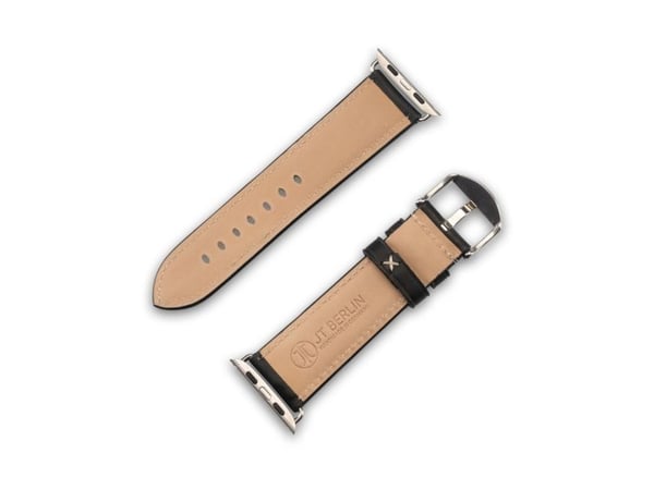 JT Berlin Watchband Charlie | Apple Watch Ultra/42/44/45 mm | svart - rustfritt stål svart | M | 10838 (10838)