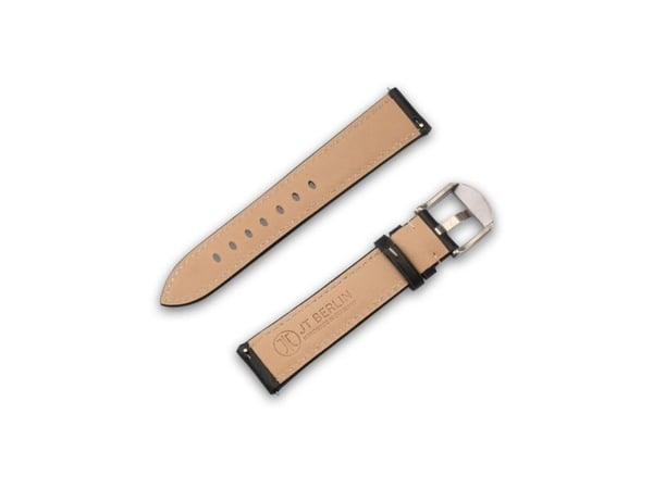 JT Berlin Watch Band Charlie | Universal 20mm | svart - rustfritt stål | M | 10848 (10848)