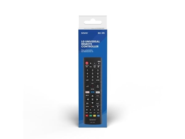 SAVIO RC-05 - Universal fjernkontroll - infrarød - svart