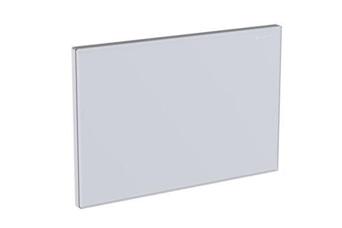 Dæk plade Omega 60, hvid glas