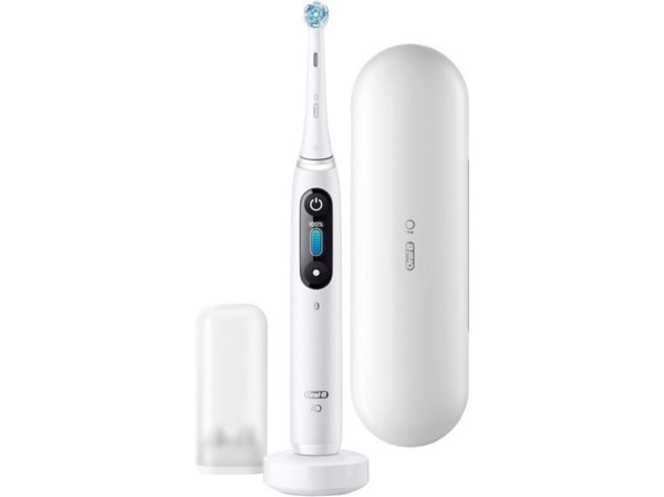Oral-B iO 4210201363064, Vuxen, Roterande tandborste, Daglig vård, Djuprengöring, Gum omsorg, Känslig, Tandblekning, Vit, Vit, Rund