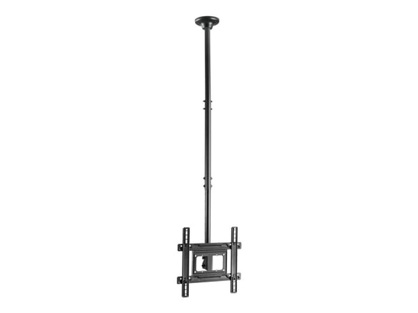 Gembird CM-70ST-01 - Monteringssats (takmontering) - fullständig rörelse - för TV - stål, plast - svart - skärmstorlek: 32"-70"