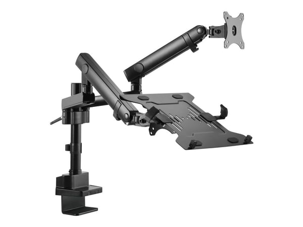 Gembird MA-DA3-02 - Monteringssett (skrivebordsmontering) - justerbar arm - for skjerm / notebook - aluminium, stål, plastikk - skjermstørrelse: up...