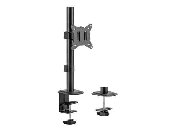 Gembird MA-D1-02 - Monteringssett (skjermarm) - for LCD-skjerm - stål, plastikk - svart - skjermstørrelse: 17"-32" - skrivebordsmonterbar