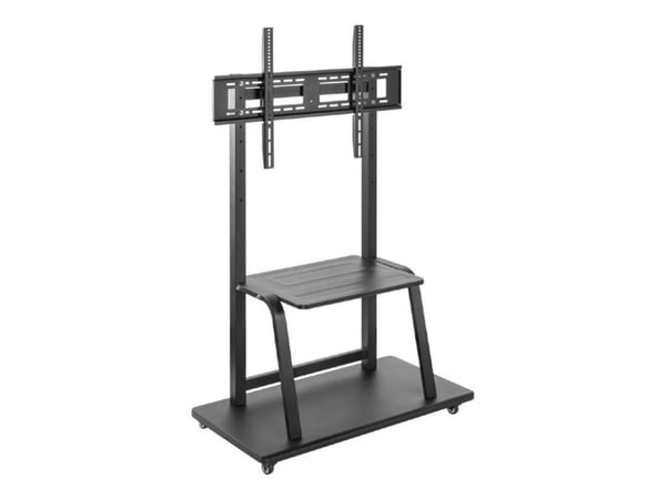 Gembird TVS-100F-01 - Vogn - for TV - stål - svart - skjermstørrelse: 37"-100"