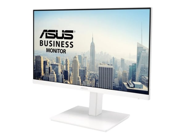 ASUS VA24EQSB-W - LED-skärm - 24" - 1920 x 1080 Full HD (1080p) @ 75 Hz - IPS - 300 cd/m² - 1000:1 - 5 ms - HDMI, VGA, DisplayPort - högtalare - vit