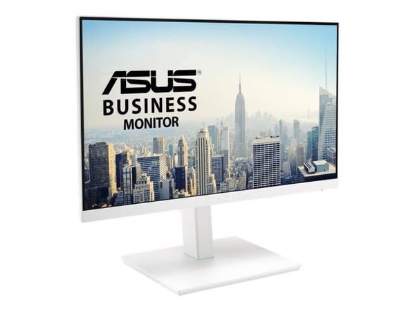 ASUS VA24EQSB-W - LED-skärm - 24" - 1920 x 1080 Full HD (1080p) @ 75 Hz - IPS - 300 cd/m² - 1000:1 - 5 ms - HDMI, VGA, DisplayPort - högtalare - vit