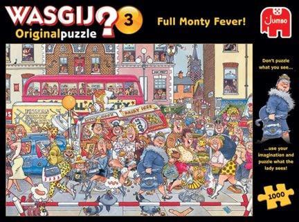 Jumbo Wasgij Original 3- 3 Full Monty Fever 1000 brikker puslespill (81923)