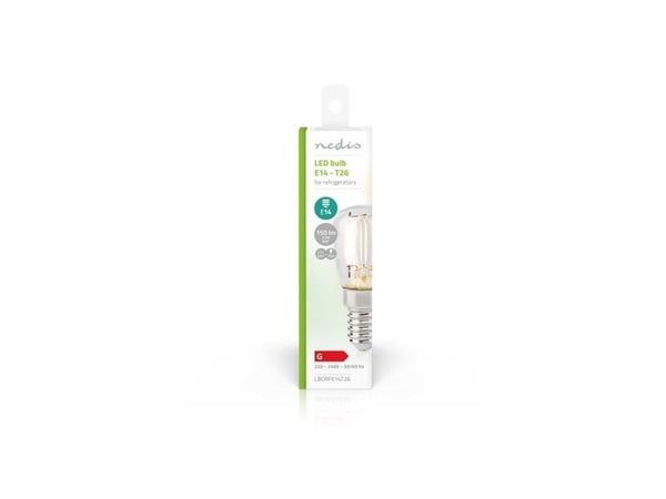 Nedis LBCRFE14T26, 2 W, 16 W, E14, 150 lm, 15000 timer, Hvit